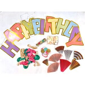Pastel & Gold Birthday Party Decor